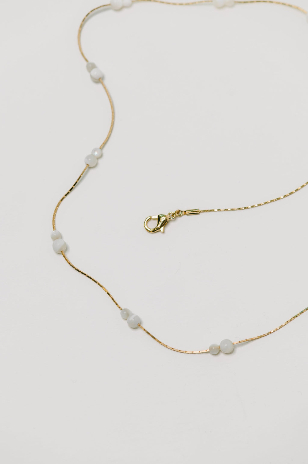 Making An Effort Delicate Beaded Necklace