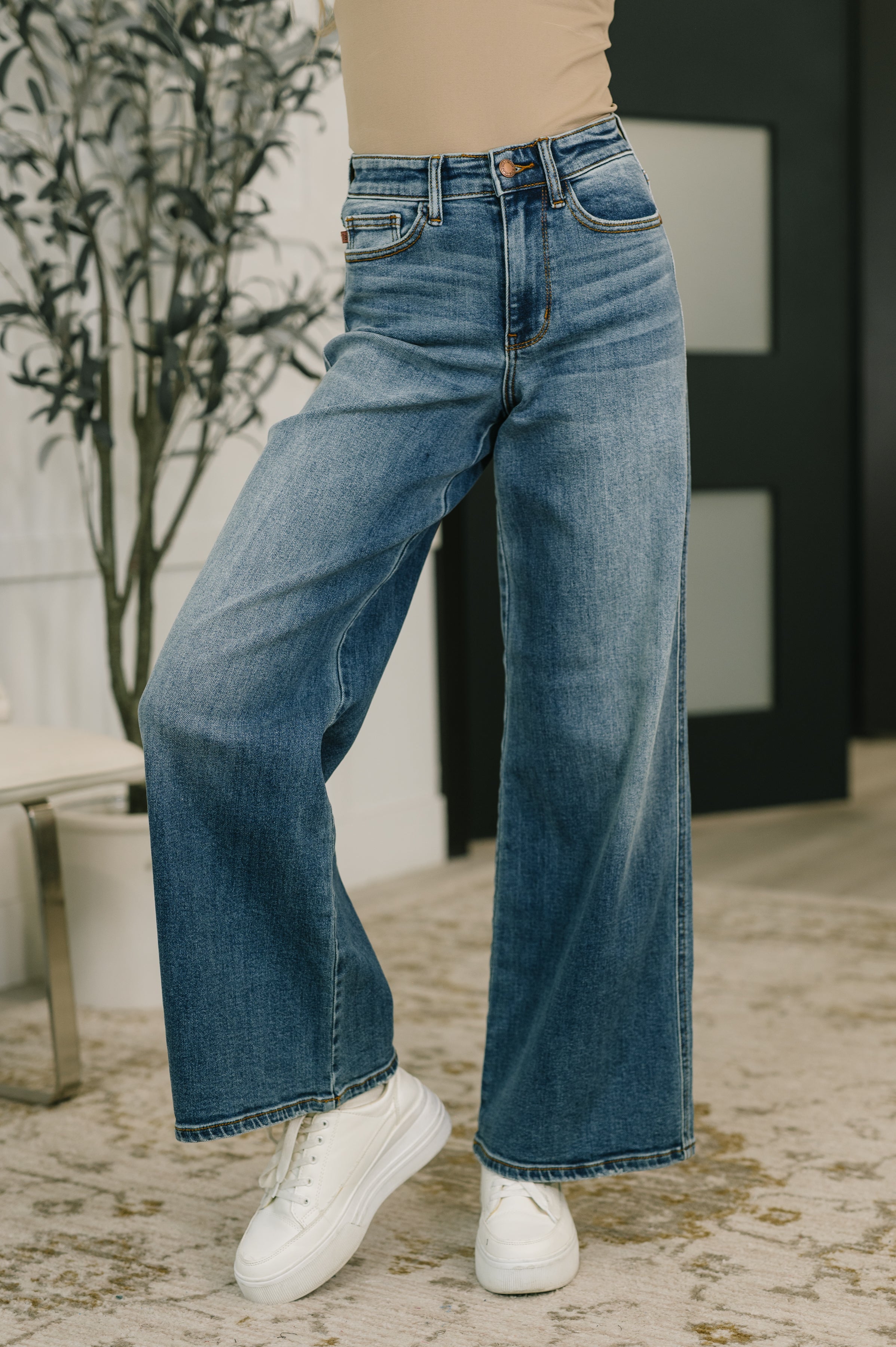 Shayla High Waist Retro Wide